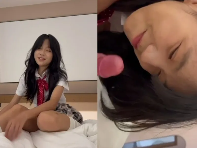 Em loli dễ thương liếm cây hàng biến em thành con em đĩ dâm dục p1